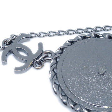Top Quality Chanel Mademoiselle Chain Pendant Necklace Silver 03P