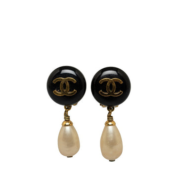 Top Quality Chanel   Coco Earrings G Black   Chanel