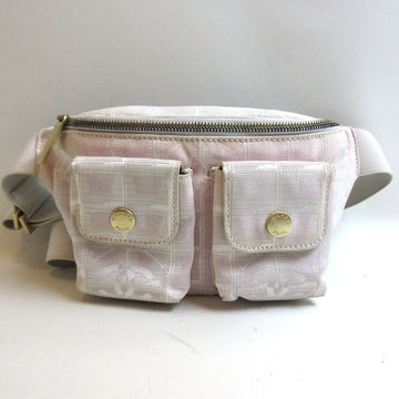 Top Quality Chanel Nylon Jacquard New Travel Line Waist Pouch