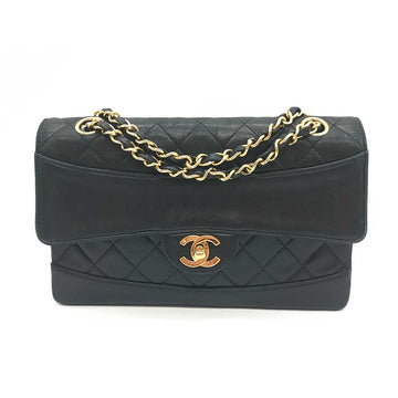 Top Quality Chanel Matelasse Lambskin Chain Shoulder Bag Black