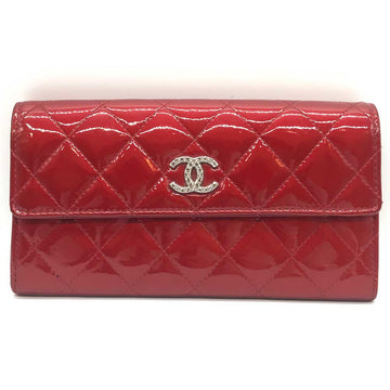 Top Quality Chanel Matelasse Long Wallet Bordeaux