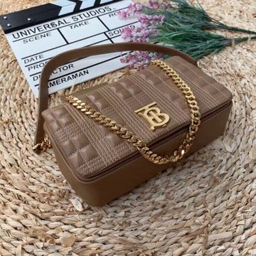 Luxe Carry Quilted Medium Luxe Carryla Bag Monogram Brown For Women, Bags 11in/28Luxe Carry 80208481