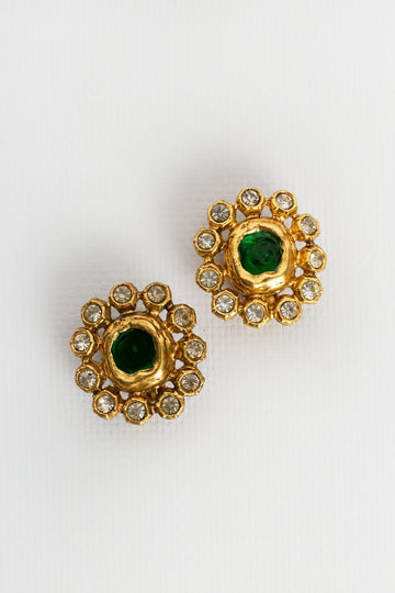 Boucles d'oreilles baroque Chanel