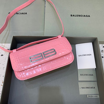 BLN-Ciaga Gossip Small Shoulder Bag Pink, For Women,  Bags 9.1in/23Luxe Carry
