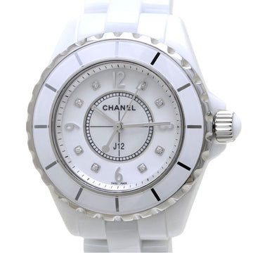 Top Quality Chanel J12 Diamond White Ceramic Quartz Watch