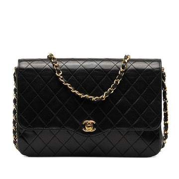 Top Quality Chanel Mattress ingle Chain Shoulder Bag Black Gold   Chanel