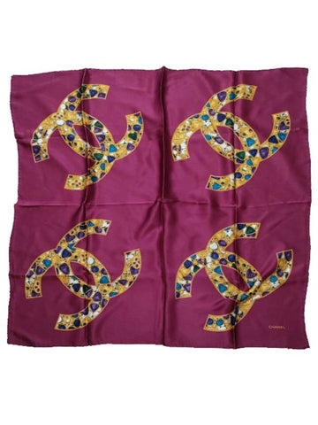 Cuppa pattern scarf Chanel