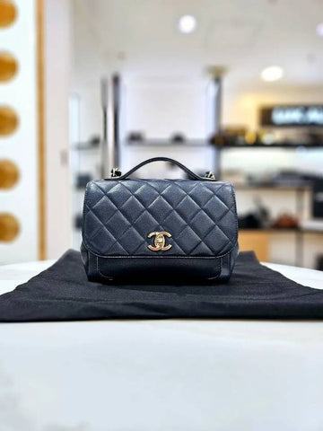 Caviar Business Affinity Medium Gold Tote Bag A93607 Chanel