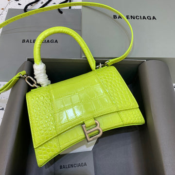BLN-Ciaga Hourglass Small Handbag In Light Green, For Women,  Bags 9in/23Luxe Carry