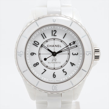 Top Quality Chanel J12 H5699 SSCE AT White Writing s