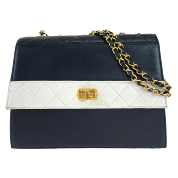 Top Quality Chanel   2.55 Lambskin Turnlock Shoulder Bag