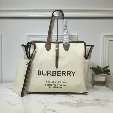 B-Berry - Luxe Carry  The Large Soft Cotton Canvas Belt Bag Brown For Women, Women’s Bags 16.5in/42Luxe Carry
