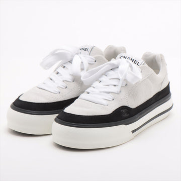 Top Quality Chanel Coco 23B  Trainers 37  Black X White G45208