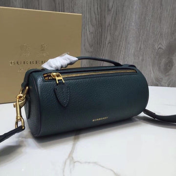 B-Berry - Luxe Carry  Barrel Bag Green For Women, Bags 8.3in/21Luxe Carry