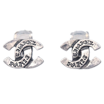 Top Quality Chanel CC Earrings Clip-On Silver 99A