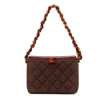 Top Quality Chanel Matrases Cocomark Chain Vanity Bag Brown wedish Lady Chanel