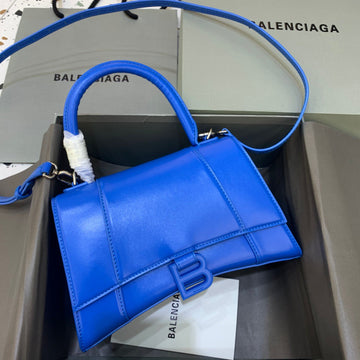 BLN-Ciaga Hourglass Small Handbag In Dark Blue, For Women,  Bags 9in/23Luxe Carry