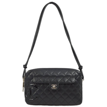 Top Quality Chanel Black Calfskin Cambon Ligne Camera Bag Large