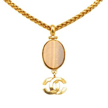 Top Quality Chanel   Cocomark Necklace Gold Ladies
