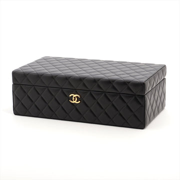 Top Quality Chanel Matrasse  Jewelry Case Black G