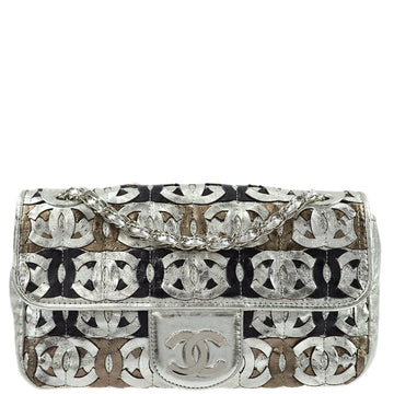 Top Quality Chanel 2006-2008 Silver leather Shoulder Bag