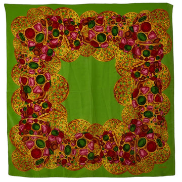 Top Quality Chanel Jewelry Motif carf Green Multicolor Silk  Top Quality Chanel (Ginestapo, )