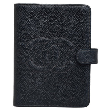 Top Quality Chanel Coco Handbook Cover Agenda Black Caviar S  CHANEL