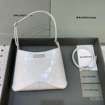 BLN-Ciaga XX Small Hobo Bag In White, For Women,  Bags 7.8in/20Luxe Carry 6955892108Y9001