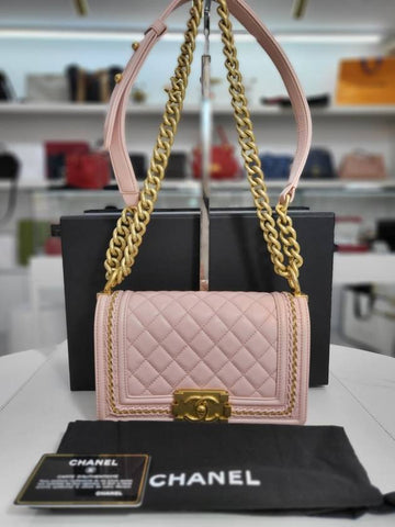 Small Boy Shoulder Bag 24th A67085 Chanel