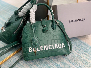 BLN-Ciaga Ville XXS Handbag In Dark Green, For Women,  Bags 8.6in/22Luxe Carry