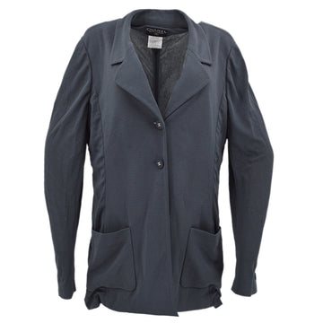 Top Quality Chanel Single Breasted Jacket Gray 98C #44