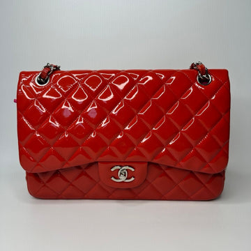 Top Quality Chanel classic flap bag patent leather red -NG102764