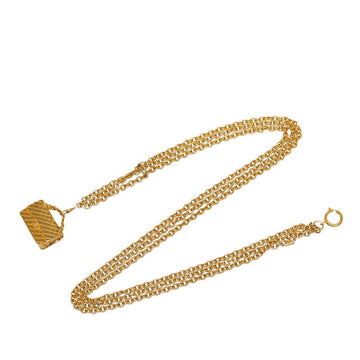 Top Quality Chanel   Matelasse Chain Belt Gold