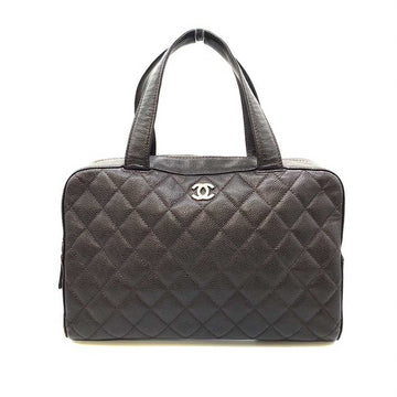 Top Quality Chanel Caviar Skin Matelasse Mini Boston Bag