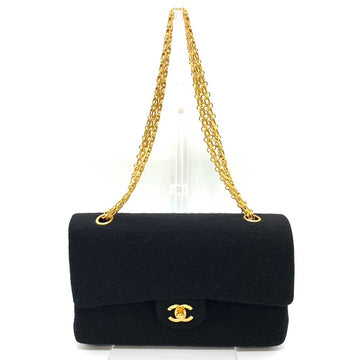 Top Quality Chanel Matelasse 25 Classic Chain Shoulder Bag Black