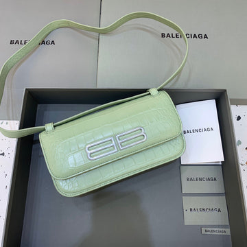 BLN-Ciaga Gossip Small Shoulder Bag Light Green, For Women,  Bags 9.1in/23Luxe Carry