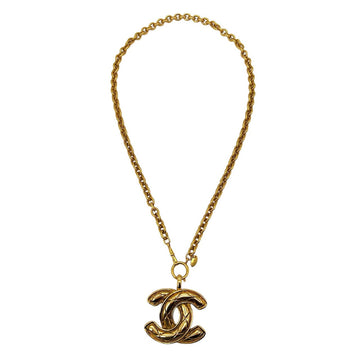 Top Quality Chanel   Quilted CC Pendant Necklace