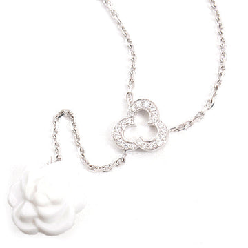 Top Quality Chanel Camellia Diamond Necklace 750WG White Gold