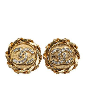 Top Quality Chanel   Coco Wind Cars Rhinestone Earrings G   CHANEL