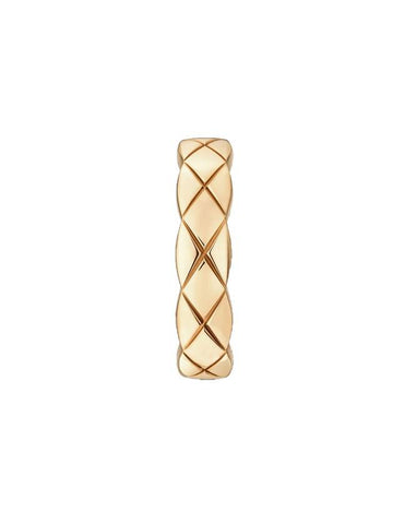 Coco Crush Single Earring Gold Chanel