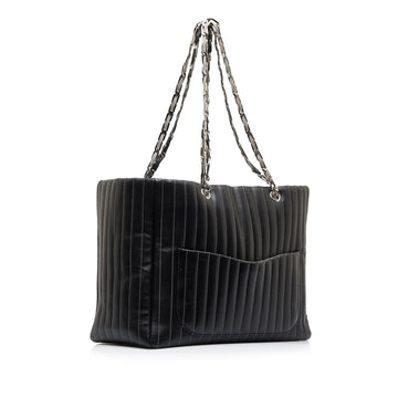 Black Top Quality Chanel CC Mademoiselle Ligne Tote