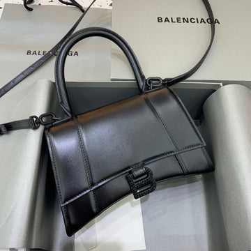 BLN-Ciaga Hourglass Small Handbag In Black, For Women,  Bags 9in/23Luxe Carry