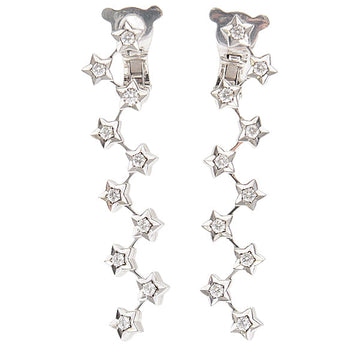 Top Quality Chanel Comet Star Diamond Earrings 750WG