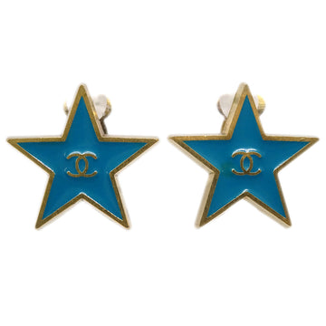 Top Quality Chanel Star Earrings Clip-On Blue 01P