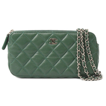 Top Quality Chanel Lambskin Matelasse Chain Wallet Shoulder Bag