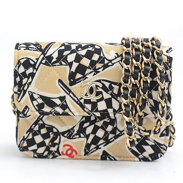 Top Quality Chanel Mini Matelasse Chain Shoulder Bag Beige
