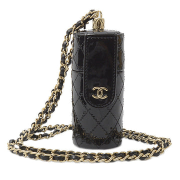 Top Quality Chanel Patent Leather Chain Shoulder Lip Case