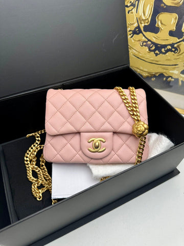 Top Quality Chanel Bag Full Set Pink 110127