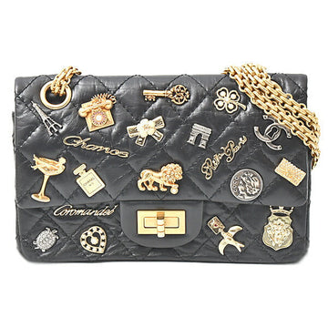 Top Quality Chanel Leather Icon Charm Chain Shoulder Bag