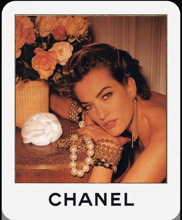 Bracelet de perles dor?©es Chanel